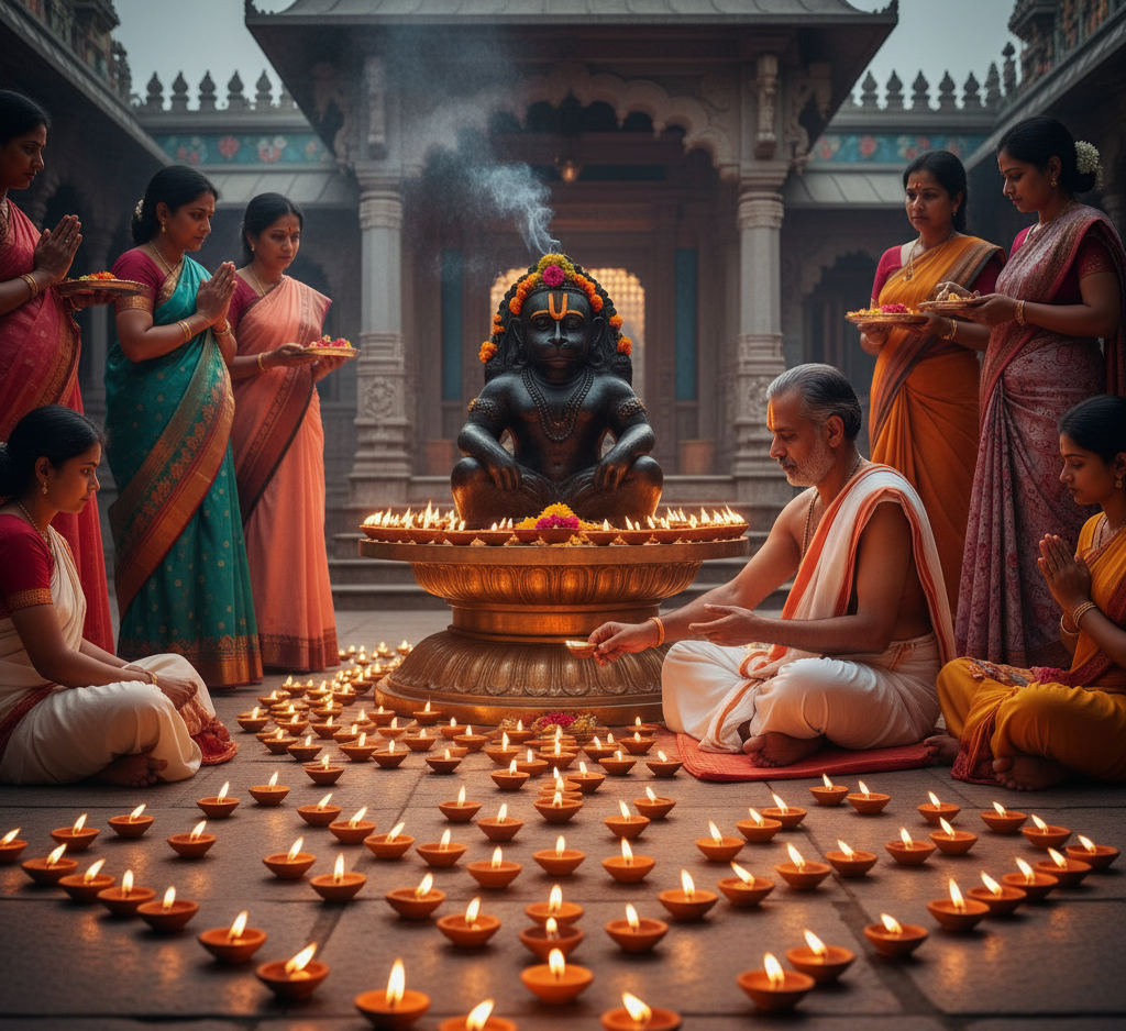 Hanumat Deep Daan Pooja